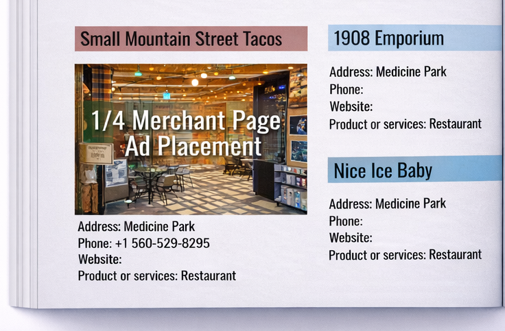 Quarter page Marketplace ad - blowup