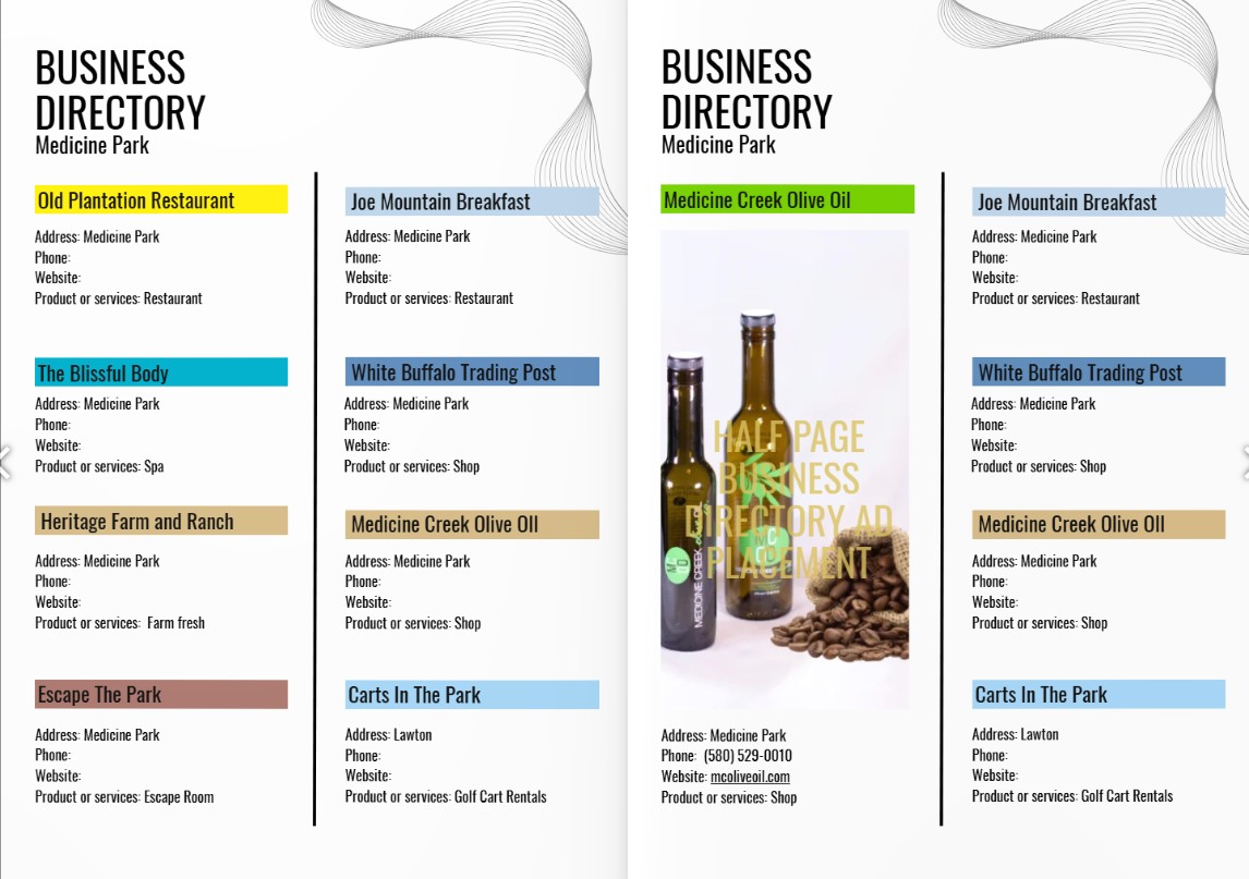 1/2 page MarketPlace listing
