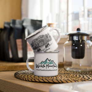 enamal mug - wichita bison