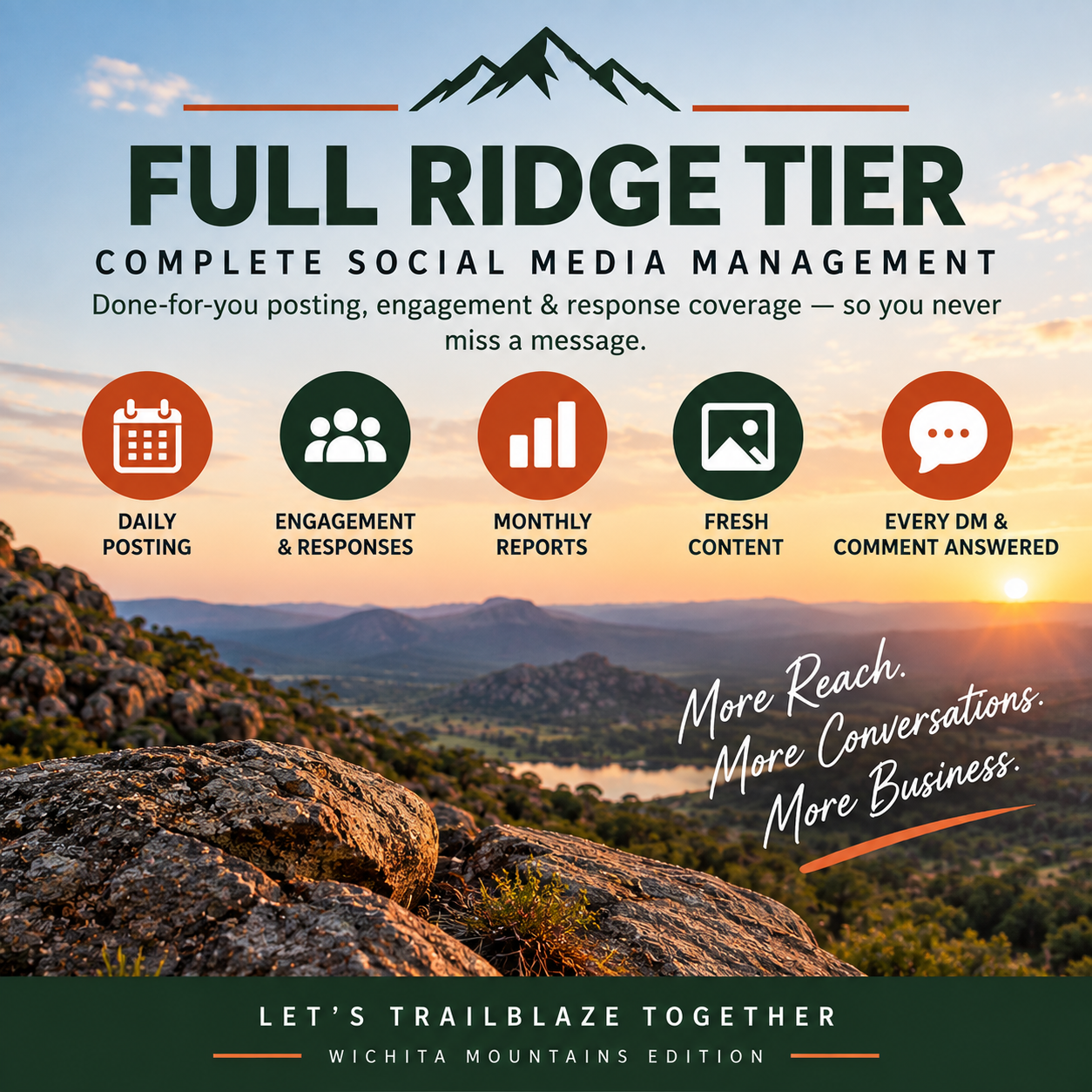 Full Ridge Tier — Complete Social Media Management
